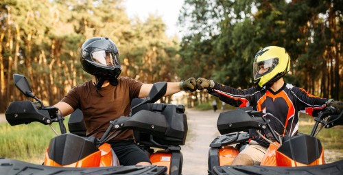 Brauciens ar kvadracikliem (2 pers., 60 min.)