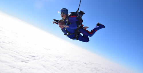 Прыжок с парашютом в тандеме с инструктором  Шаули ( Литва) #3