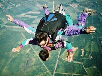 Прыжок с парашютом в тандеме с инструктором  Шаули ( Литва) #10