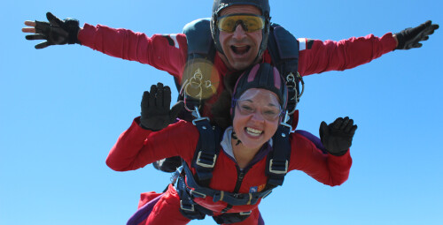 Прыжок с парашютом в тандеме с инструктором  Шаули ( Литва) #6