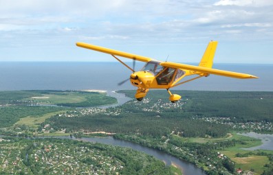 Izmēģinājuma lidojums ar lidmašīnu A-22 ar iespēju pastūrēt
