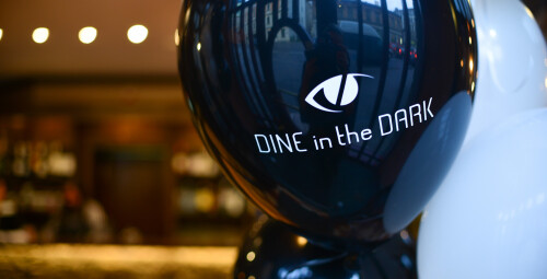 Ужин в темноте для двоих „Dine in the Dark“ + бокал вина #6