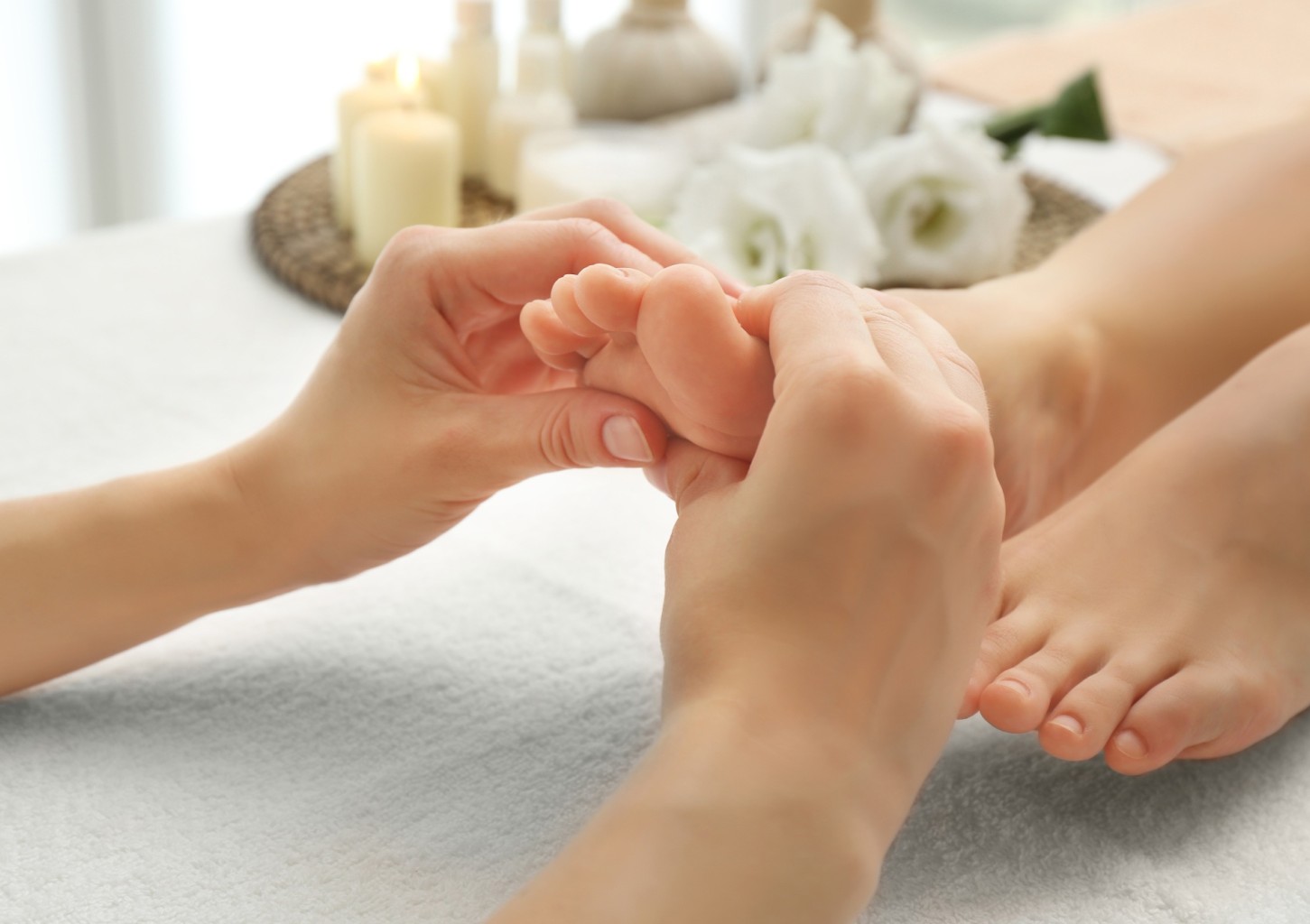 Maigā indiešu pēdu masāža