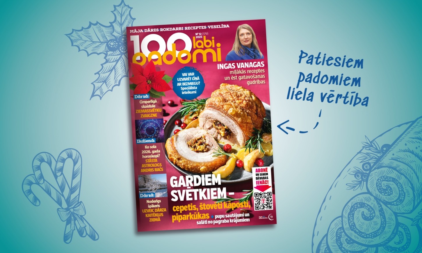 Žurnāla 100 LABI PADOMI abonements (6 mēn.)