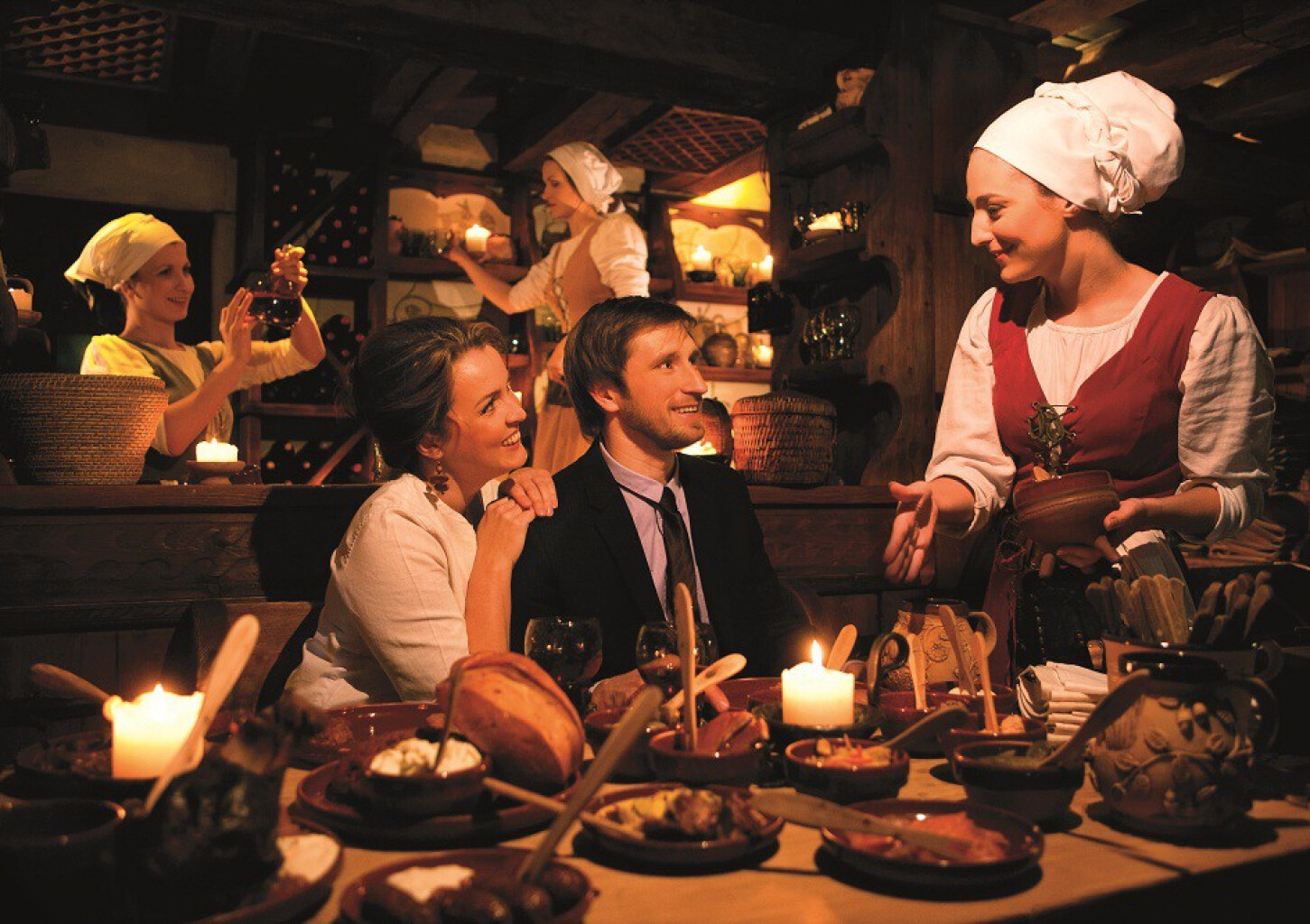 Средневековое пиршество в «Olde Hansa»