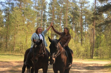 Катание на лошади + индивидуальное обучение для начинающих Кекавский край #5