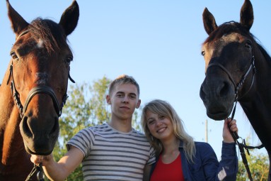 Romantiska izjāde ar zirgu diviem un fotosesija Ķekavas novads #3