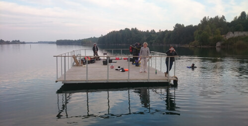 Ныряние в подводных развалинах тюрьмы Igaunija, Rummu #5