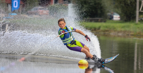 Обучение катанию на водных лыжах за спортивным катером Юрмала, Приедайне #4
