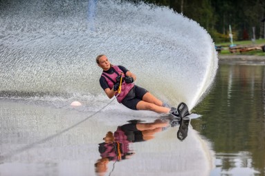 Катание на водных лыжах за катером Юрмала, Приедайне #5