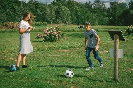 Futbolgolfa spēle Siguldas futbolgolfa parkā (2 pers.)