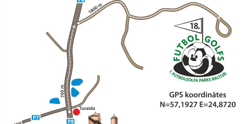 Futbolgolfa spēle Siguldas futbolgolfa parkā (2 pieaugušie + 2 bērni) Krimuldas novads #8