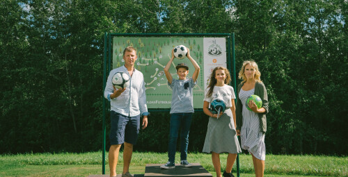 Futbolgolfa spēle Siguldas futbolgolfa parkā (2 pieaugušie + 2 bērni) Krimuldas novads #5