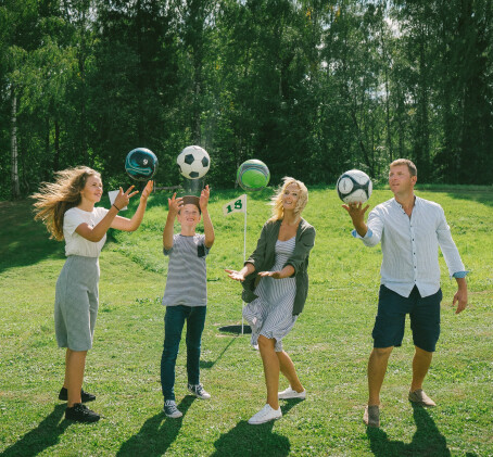 Futbolgolfa spēle Siguldas futbolgolfa parkā (4 pers.)