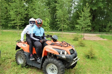 Экскурсия на квадроциклах «Лесные озера» в Вецумниеках для двоих Вецумниеки #4