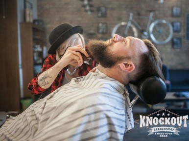 Džentlmeņa lutināšana no "Knockout Barber Shop" (Rīga/ Jelgava)