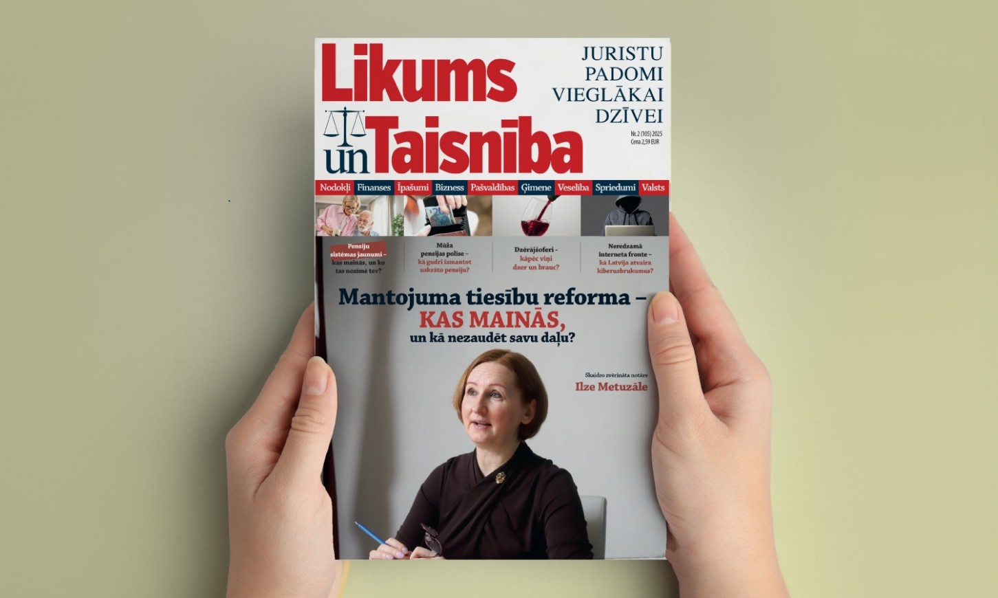 Подарочная карта на подписку на журнал LIKUMS UN TAISNĪBA (6 мес.)