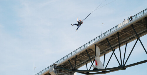 Virvju lēkšana no rekordliela augstuma diviem #1