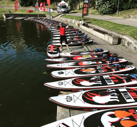 Divu WILD SUP dēļu noma
