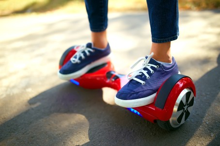 Izbrauciens ar Hoverboard 