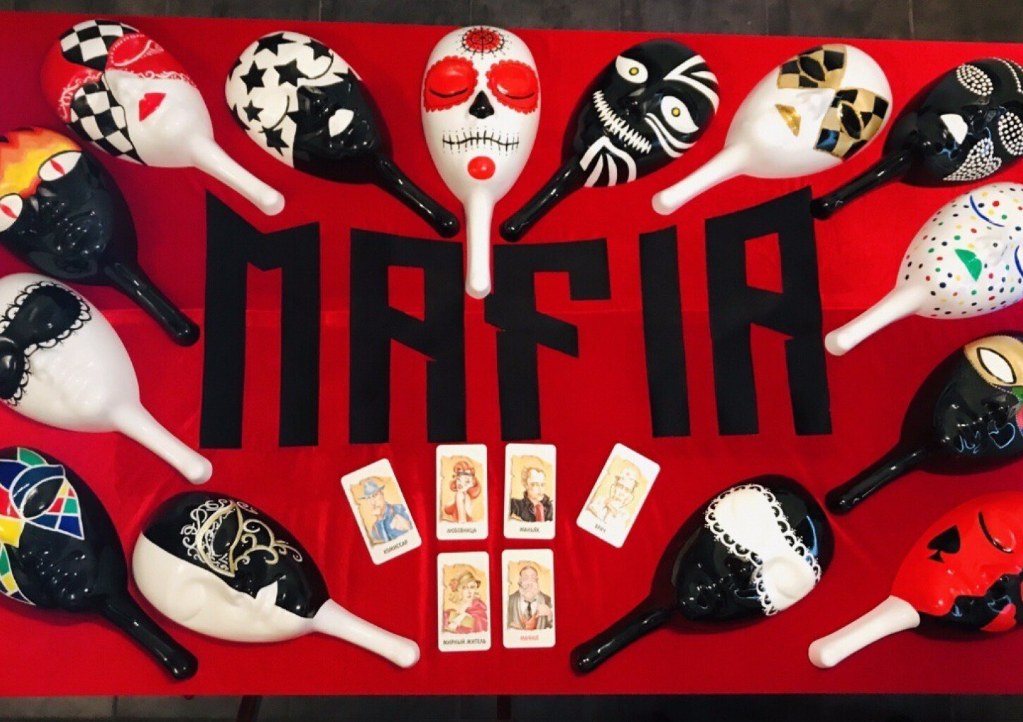 Aizraujoša spēle ’’MAFIJA’’ ar detektīvsižetu (3h)