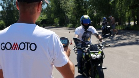 Пробный урок вождения мотоцикла от «GOMOTO.lv»