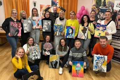 Мастер-класс по живописи для одного – Art&Wine в Риге