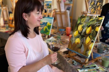 Мастер-класс по живописи от «Art & Wine» для двоих