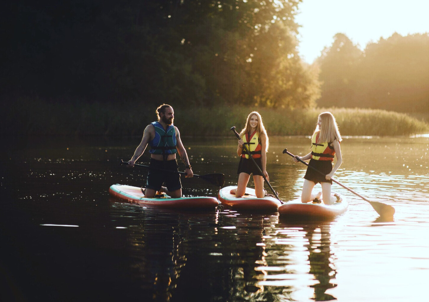 Brauciens ar SUP dēļiem diviem no ’’Atpūta Ludzā’’ (2 pers., 3 h.)