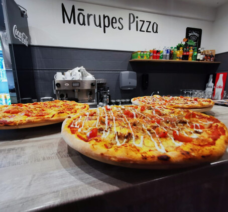 Gardas picas no ’’Mārupes pizza’’ līdzņemšanai