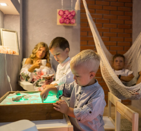 Sāls istabas apmeklējums visai ģimenei