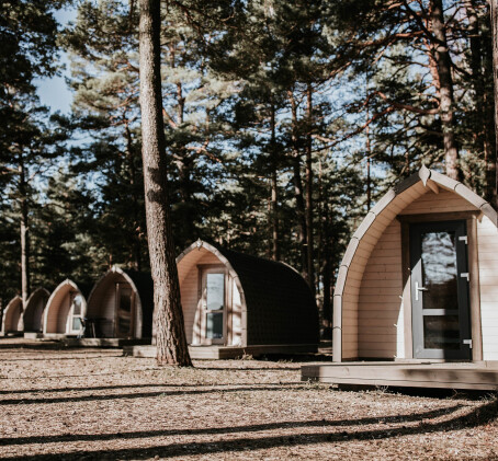 BB camping bungalow Liepājā – atpūta zem zvaigznēm diviem