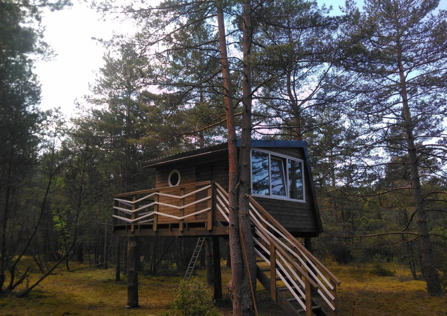 Отдых в деревянном доме "Astotais vilnis" (2-4 перс., 2 ночи)