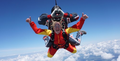 Прыжок с парашютом в тандеме в Латгалии