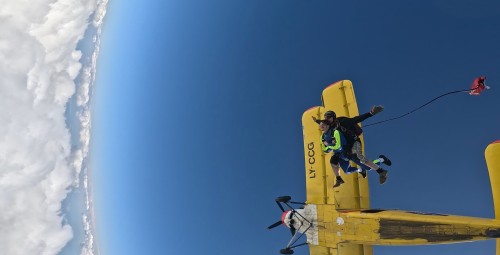 Прыжок с парашютом в тандеме в Латгалии