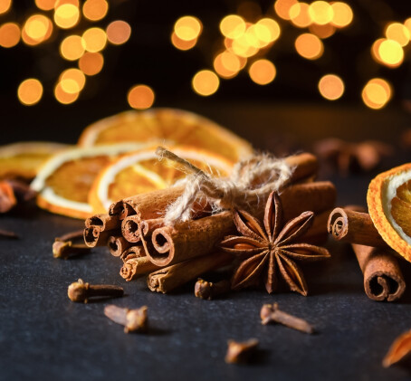 Рождественская сказка в подарок - корица, цитрусы, шоколад
