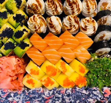 Garda maltīte no ’’AM Sushi’’ līdzņemšanai | 40€