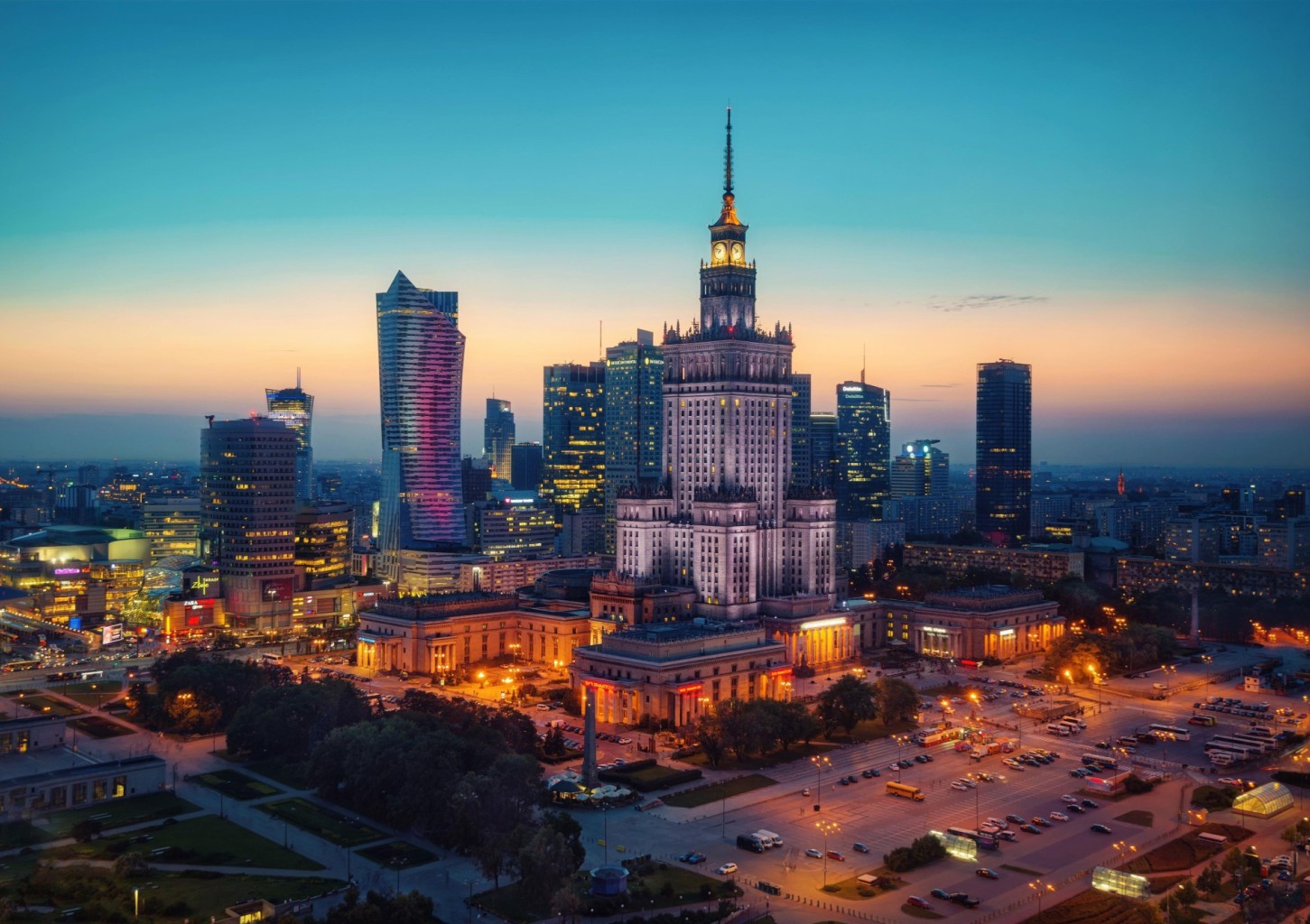 Впечатляющие небоскребы Варшавы