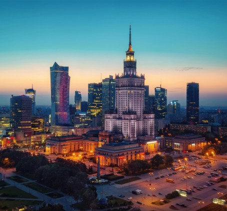 Впечатляющие небоскребы Варшавы