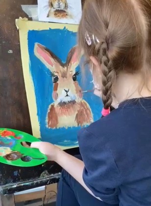 IZO Art gleznošanas un zīmēšanas radošā darbnīca bērniem (3-6g., 4 nodarbības)