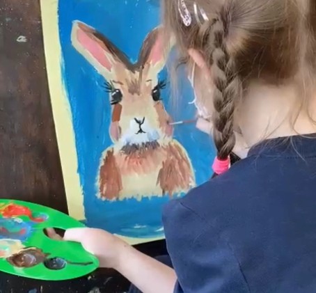 Gleznošanas un zīmēšanas radošā darbnīca bērniem (3-6g., 4 nodarbības)