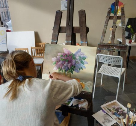Gleznošanas kursi pusaudžiem un pieaugušajiem (4 nodarbības)