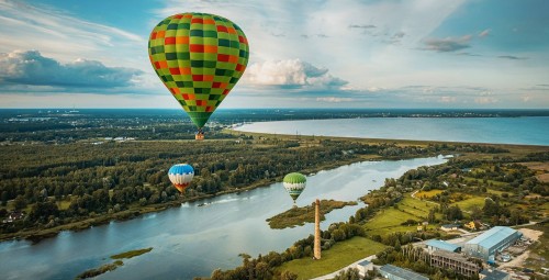 Īpašs lidojums ar gaisa balonu Latvijā