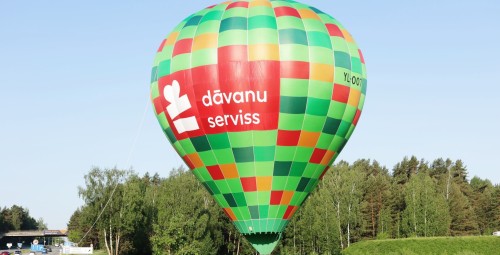 Īpašs lidojums ar gaisa balonu Latvijā