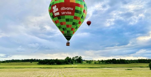 Īpašs lidojums ar gaisa balonu Latvijā