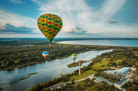 Особый полет на воздушном шаре в Латвии для двоих