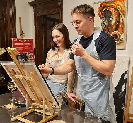 Gleznošanas meistarklase "Art-randiņš diviem"
