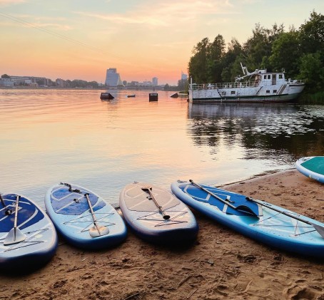 SUP izbrauciens pa Daugavu no Zaķusalas