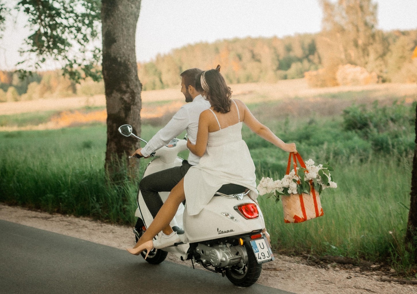 Izbrauciens ar motorolleri Vespa