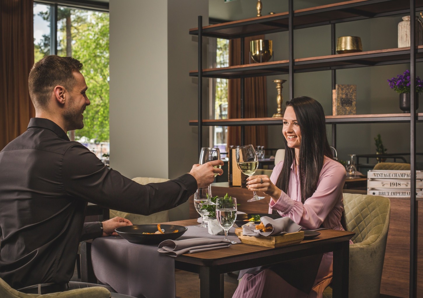 Romantiskas trīs ēdienu vakariņas diviem Jūrmala SPA Hotel